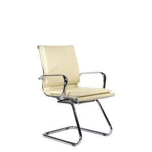 Кресло Кайман Комфорт СН-301 Н/п хром S, экокожа Santorini