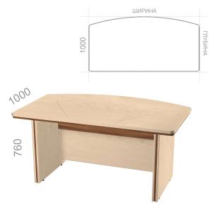 Стол руководителя прямой, с выпуклой столешницей, со вставками Берлин Директор BRA.KRV, ШхГхВ: 1600_2000х1000х760 мм Стол руководителя прямой, с выпуклой столешницей, со вставками Берлин Директор BRA.KRV, ШхГхВ: 1600_2000х1000х760 мм