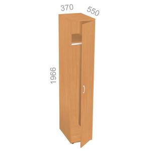 Шкаф гардероб, узкий - Стандарт СТ Ш-07у R - правый, штанга для одежды, ШхГхВ: 370х550х1966 мм
