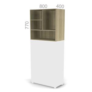 Антресоль широкая, 4 секции, открытая Европа Лайт ЕВ АШ-4, ШхГхВ: 800х400х770 мм