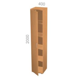 Шкаф 5 уровней, узкий, закрытый, дверь ЛДСП - Эрго ЭР КШ62-04 L - левый, ШхГхВ: 400х450_600х2000 мм