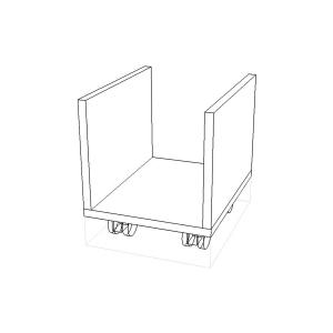 Подставка под системный блок Эрго ЭР БК-01, на колесах, ШхГхВ: 260х320х300 мм Подставка под системный блок Эрго ЭР БК-01, на колесах, ШхГхВ: 260х320х300 мм