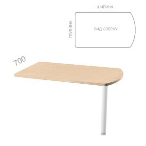 Брифинг без опоры Берлин Персонал BRA.BP, ШхГхВ: 1000_1600х700х28 мм