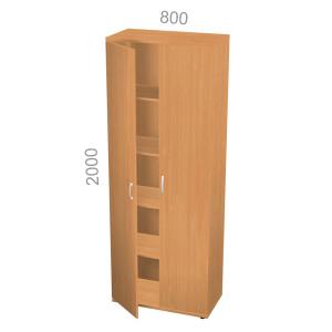 Шкаф 5 уровней, широкий, закрытый, двери ЛДСП - Эрго ЭР КШ62, ШхГхВ: 800х450_600х2000 мм