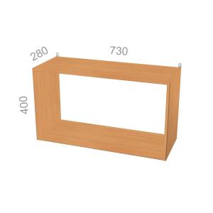 Полка на стену Стандарт СТ ПН2, ШхГхВ: 730х280х400 мм