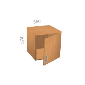 Антресоль узкая, закрытая, ЛДСП дверь - Лайт ЛТ АЗ-04 R - правая, ШхГхВ: 350х350_550х374 мм