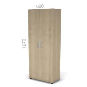 Шкаф гардероб, широкий, выдвижная вешалка Европа Лайт ЕВ ШГТ-Д , ШхГхВ: 800х420х1970мм