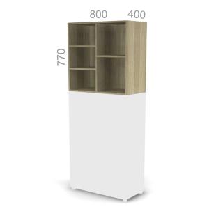 Антресоль широкая, 5 секций, открытая Европа Лайт ЕВ АШ-5, ШхГхВ: 800х400х770 мм