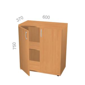 Тумба под оргтехнику Стандарт СТ ТСЗ/600 ШхГхВ: 600х370х750 мм