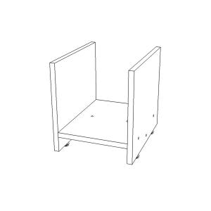 Подставка под системный блок Танго ТН БК-02, ШхГхВ: 260х320х300 мм