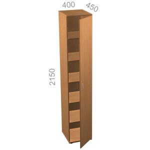 Шкаф 6 уровней, узкий, закрытый, двери ЛДСП - Танго ТШ12-04з R - правый, ШхГхВ: 400х450х2150 мм