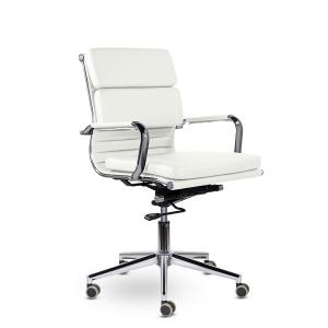 Кресло Кайман Трио СН-303 Н soft хром Ср S, экокожа Santorini