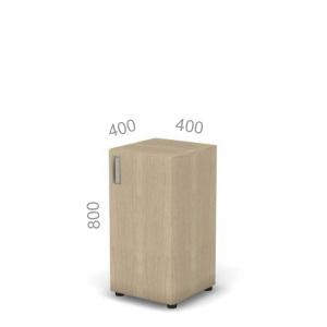 Шкаф 2 уровня, узкий, закрытый, Европа Лайт ЕВ Ш2У-Д R - правый, ШхГхВ: 400х400х800мм