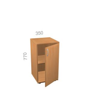 Шкаф 2 уровня, узкий, закрытый, дверь ЛДСП - Лайт ЛТ ШЗ-11 R - правый, ШхГхВ: 350х350_550х770 мм